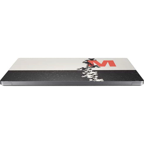 Disney Mickey Mouse Stacked Silhouette Split Universal Laptop 15in (12.2 x 8.8in) Skin